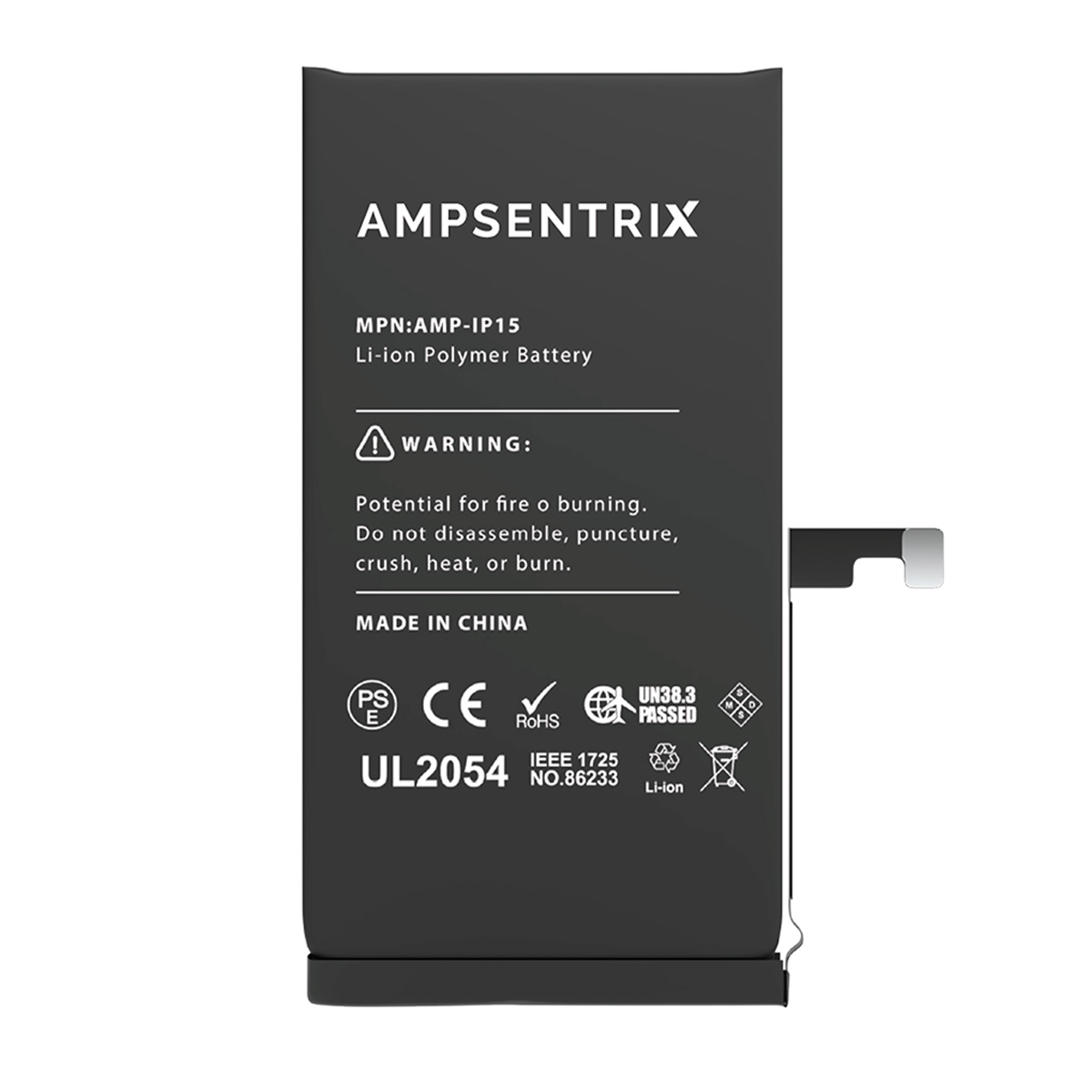 Bateria Ampsentrix Pro iPhone 15